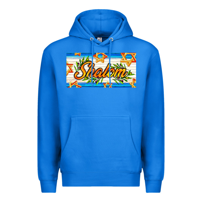 Shalom With Olive Branch Premium Hoodie by AdoDesignShop | Teevron