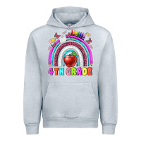Heather Grey 4 th  grade Urban Hoodie - BundleAndBundleShop