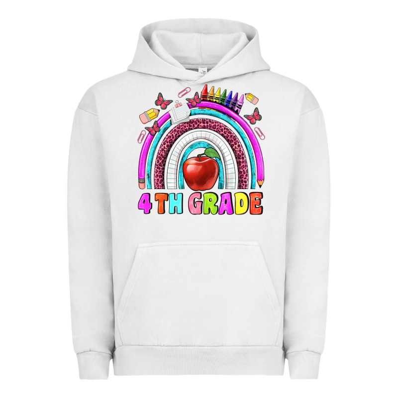 4 Th  Grade Urban Hoodie by BundleAndBundleShop | Teevron
