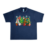 Navy christmas trees with baseball Urban Heavy Tee - Zillion Design Studio