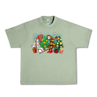 Oil Green christmas trees with baseball Urban Heavy Tee - Zillion Design Studio