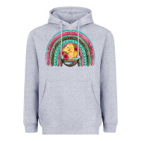Heather Grey hatched egg easter chicks rainbow Heavyweight Hoodie - Artiststas