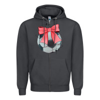 Smoke coquette soccer bow Zipper Hoodie - JahusDesignShop