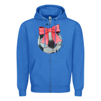 True Royal coquette soccer bow Zipper Hoodie - JahusDesignShop
