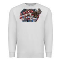 Dove Grey i back the blue eagle Premium Sweatshirt - NancyCooperArtShop