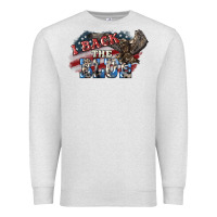 Oatmeal Heather i back the blue eagle Premium Sweatshirt - NancyCooperArtShop