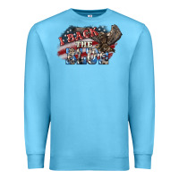 Ocean Blue i back the blue eagle Premium Sweatshirt - NancyCooperArtShop