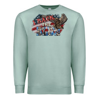 Seafoam i back the blue eagle Premium Sweatshirt - NancyCooperArtShop