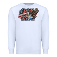White i back the blue eagle Premium Sweatshirt - NancyCooperArtShop