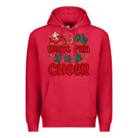 Cardinal oh what fun it is to cheer Premium Hoodie - MaliasSmallBusiness