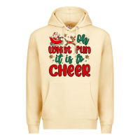 Pina Colada oh what fun it is to cheer Premium Hoodie - MaliasSmallBusiness
