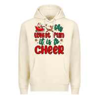 Oh What Fun It Is To Cheer Premium Hoodie | Teevron