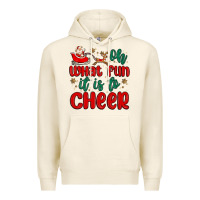 Tofu oh what fun it is to cheer Premium Hoodie - MaliasSmallBusiness