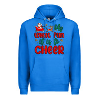 True Royal oh what fun it is to cheer Premium Hoodie - MaliasSmallBusiness