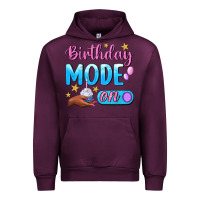 Mauve Wine Birthday Mode On Urban Hoodie - BundleAndBundleShop