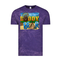 Cloud Purple daddy bear native Vintage Tee - BarkalooDesign