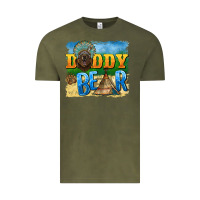 Vintage Olive daddy bear native Vintage Tee - BarkalooDesign