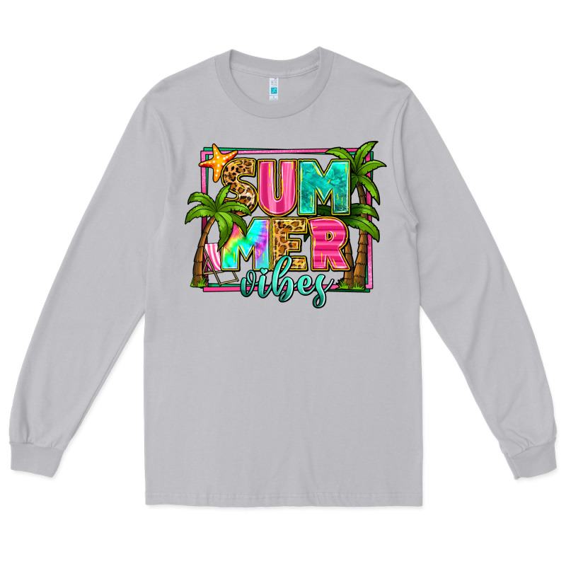 Summer Vibes Long Sleeve Tee by Zillion Design Studio | Teevron