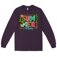 Plum summer vibes Long Sleeve Tee - Zillion Design Studio