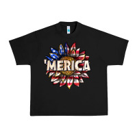 Black merica with sunflower Urban Heavy Tee - texasbilliewilder