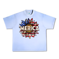 Grape Ice merica with sunflower Urban Heavy Tee - texasbilliewilder