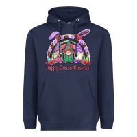 Navy happy easter gnomies rainbow Heavyweight Hoodie - Artiststas