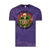 Cloud Purple When you're dead inside but it's christmas Vintage Tee - RanaPortraitStore