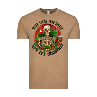 Vintage Coffee When you're dead inside but it's christmas Vintage Tee - RanaPortraitStore