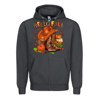 Smoke hello fall pumpkins  cowgirl  and roses Zipper Hoodie - AdoDesignShop