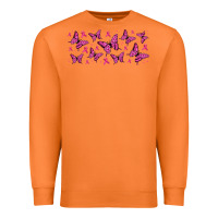 Carrot breast cancer butterflies Premium Sweatshirt - Jasminsmagicworld