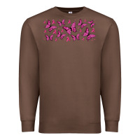 Chestnut breast cancer butterflies Premium Sweatshirt - Jasminsmagicworld