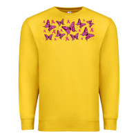 Lemon breast cancer butterflies Premium Sweatshirt - Jasminsmagicworld