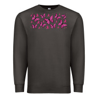 Smoke breast cancer butterflies Premium Sweatshirt - Jasminsmagicworld