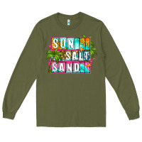 Sun Salt Sand Summer Long Sleeve Tee | Teevron