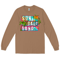 Toasted Coconut sun salt sand summer Long Sleeve Tee - Zillion Design Studio