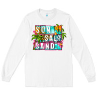 White sun salt sand summer Long Sleeve Tee - Zillion Design Studio