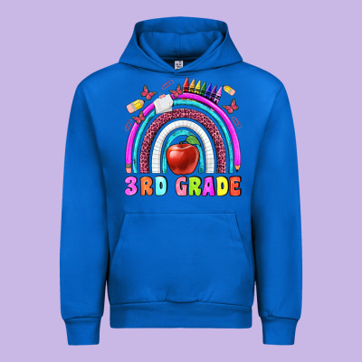 3 Rd Grade Urban Hoodie Designed By Bundleandbundleshop