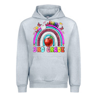 Heather Grey 3 rd grade Urban Hoodie - BundleAndBundleShop