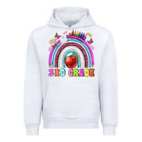 White 3 rd grade Urban Hoodie - BundleAndBundleShop