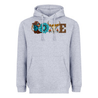 Heather Grey western love Heavyweight Hoodie - AdoDesignShop