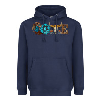 Navy western love Heavyweight Hoodie - AdoDesignShop