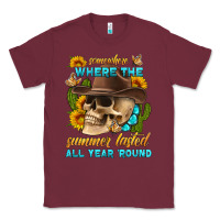 Burgundy somewhere where the summer lasted all year 'round Classic Tee - HRA Design Shop
