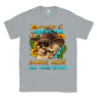 Heather Grey somewhere where the summer lasted all year 'round Classic Tee - HRA Design Shop