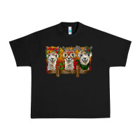 Black Christmas alpacas Urban Heavy Tee - BarkalooDesign