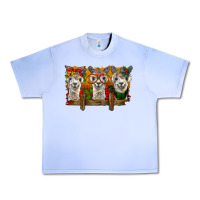 Grape Ice Christmas alpacas Urban Heavy Tee - BarkalooDesign