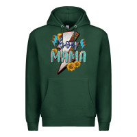 Sports Green boy mama lightning bold Premium Hoodie - NancyCooperArtShop