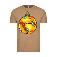 Vintage Coffee christmas  softball Vintage Tee - Zillion Design Studio