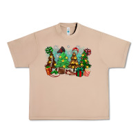 Burro christmas trees with football Urban Heavy Tee - Zillion Design Studio