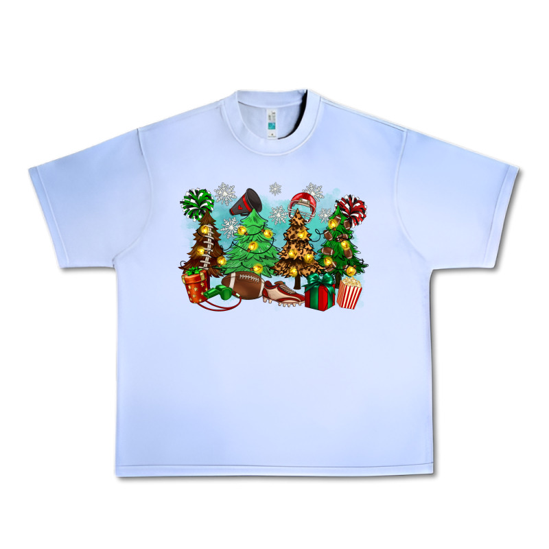 Christmas Trees With Football Urban Heavy Tee by Zillion Design Studio | Teevron