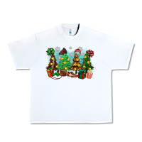 White christmas trees with football Urban Heavy Tee - Zillion Design Studio